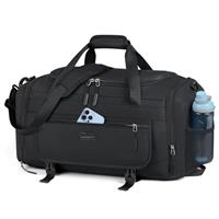 Sports Gym Bag with Shoes Compartment and Wet Pocket, 40L 55L Travel Duffle Bag for Men and Women Water-Resistant Sports Holdall for Swimming