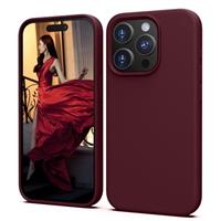 TIIXXA Silicone Case for iPhone 15 Pro Max Case,Soft Ultra Slim Protective Shockproof Liquid Silicone Phone Case, Anti-Scratch Microfiber Lining, 6.7" Lilac