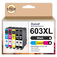 Gureef 953XL Ink Cartridges Multipack Replacement for HP 953 XL Ink Cartridges for Officejet Pro 7740 7720 8740 8730 8725 8720 8710 8218 8210 7730 8715 (Black Cyan Magenta Yellow4-Pack)