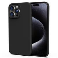 TIIXXA Silicone Case Designed for iPhone 15 plus Case 6.7 Inch, Soft Ultra Slim Protective Shockproof Liquid Silicone Phone Case Cover with Anti-Scratch Microfiber Lining Apricot