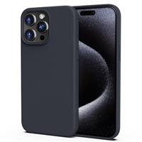 TIIXXA Silicone Case Designed for iPhone 15 plus Case 6.7 Inch, Soft Ultra Slim Protective Shockproof Liquid Silicone Phone Case Cover with Anti-Scratch Microfiber Lining Apricot