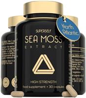 Sea Moss Capsules 2000mg - High Strength Sea Moss Supplement - Wild Harvested