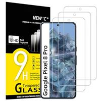 NEW'C 3 Pack Designed for Google Pixel 6 Screen Protector Tempered Glass,Case Friendly Scratch-proof, Bubble Free, Ultra Resistant