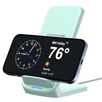 NANAMI Wireless Charger, 10W Fast Wireless Charging Stand Compatible with Samsung Galaxy S21/S20/S10/S10+/S9+/S9/S8/S7 Note 20/10/9/8, 7.5W for iPhone 12/11/SE 2020/X/XS/XR/8/8P and Qi-Enabled Phone
