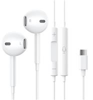 Enteek USB C Headphones, TPYE C Earphones,HiFi Stereo Noise