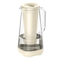 GLACIER FRESH Glass Water Filter Jug | 3L | 1x Activated Car