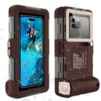 ShellBox Case diving Phone case 2nd Generation Waterproof Case Compatible with iPhone/Samsung Galaxy Series, Universal Phones 4.9-6.9 Inch,Snorkeling15m/50ft Full Body Protector