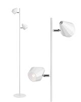 EDISHINE Modern Floor Lamp, 61" Standing Lamp with 2 Diamond