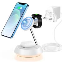 Wireless Charger for Apple Devices,3 in 1 Wireless Charging