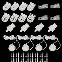 LOLYSIC 4 Set Blind Fittings, 32mm Roller Spares, Metal Brac