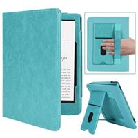 Case for 6.8" Kindle Paperwhite 11th Generation 2021 Release, PU Leather Premium Stand Cover Case with Hand Strap Card Slot for Kindle Paperwhite Signature Edition 2021 with Auto Sleep/Wake