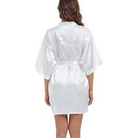 SHCNSJC Bride Silk Dressing Gown for Women UK Ladies Kimono