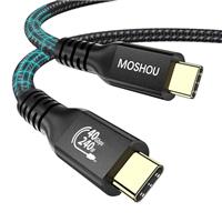 240W USB C to USB Charger Cable 1m(3.3ft), Support 40Gbps 8K