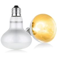 Adiwo Basking Spot Lamp, 2 Pack 100W Reptile Heat Bulb, Tortoise Heat Lamp, Natural Light Basking Bulb Light Heat Lamp for Reptiles, Amphibian, Chicks, Puppies Heating Use (White)
