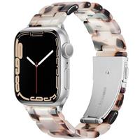 Vamyzji Compatible with Apple Watch Straps Series 8 41mm 40mm 38mm or Ultra 49mm 45mm 44mm 42mm, Adjustable Replacement Strap with Starlight Stainless Steel Buckle for Apple Watch Series 8 7 6 SE 5 4 3 2 1