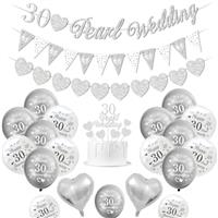 KISPATTI Wedding Decorations, Happy Anniversary Balloons, Heart Balloons, Wedding Cake Topper