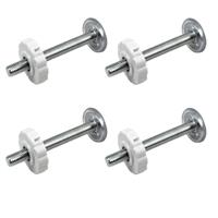 Gad2go 4 Pack Baby Gates Threaded Spindle Rod M10 x 88 mm Pr