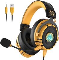 EKSA E900X 5.8G Wireless Gaming Headset with Micphone for PC PS4, PS5, Computer, Laptop - Dual Mic ENC Call Noise Cancelling Headphones - 7.1 Srround Sound - Over Ear Headphones for TV, Music, Meeting