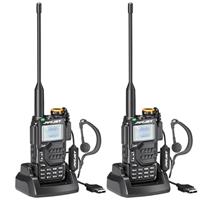 JUCJET UV-K5 Walkie Talkie, Two Way Radio Long Range Rechargeable Walkie Talkies for Adult With 200 Channel VOX Function,Build in LED Light (1pcs)