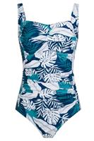 Aidotop Womens One Piece Swimsuit Tummy Control Swimwear with Retro Ruched Monokini Bathing Suits