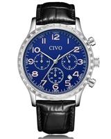 CIVO Watches Mens Analogue Wristwatch: Easy Read Watch with