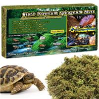Riare Premium Natural Sphagnum Moss for Reptile Hatching, Forest Sphagnum Moss Reptile Substrate for Snakes, Gecko, Turtles, Frogs, Leopard