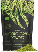 SuperSelf Organic Super Greens Powder - Daily Superfood Green Powder with Matcha, Spirulina, Wheatgrass, Chlorella, Acai - 12 Supergreens High in Vitamins, Protein, Fibre - No Additives