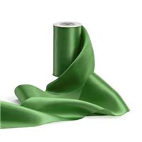 FAKILO Double Faced Satin Ribbon 4 Inch Solid Color Wide Ribbon Perfect for Cutting Ceremony Grand Opening Chair Sashes Bows Making Crafts Sewing Christmas Decor 10 Yards