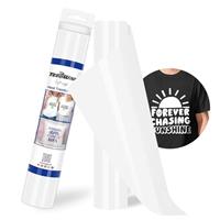 TECKWRAP Heat Transfer Vinyl - 12" x 10ft Iron on Vinyl for DIY Clothing,Shirts,Logos,Hats, Fabric HTV Vinyl Heat Transfer Paper Compatible with Heat Press Craft Cutters
