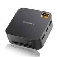 Blackview MP80 W-11 Pro Mini PC 16GB DDR5 RAM 512GB M.2 SSD, Supports Dual LAN, 3 * HDMI 4K UHD, Intel 12th N95 (up to 3.4 GHz) Mini Desktop PC,5G Wifi, for Office/Business/Home