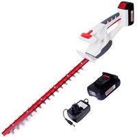 NETTA Cordless Hedge Trimmer & Cutter 20V MAX- Ultra-Light 2.15KG, Battery & Charger Included 410mm Laser Dual-Action Blade