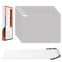 Foepoge Silicone Mat for Resin, Non Stick Silicone Sheet for Crafts Jewelry Casting Molds Mat, Heat Resistant Silicone Craft Mat Silicone Placemats