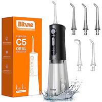Water Flosser for Teeth, Bitvae Cordless Water Teeth Cleaner Picks, 3 Modes Electric Tooth Flosser with 6 Jet Tips, IPX7 Waterproof, USB Rechargeable for Travel & Home Use