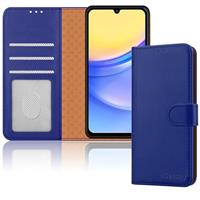 iCatchy for Samsung Galaxy A15 Case Leather Wallet Book Flip Folio Stand View Magnetic Protect RFID Blocking Cover compatible with Samsung A15 5G / A15 Phone Cover