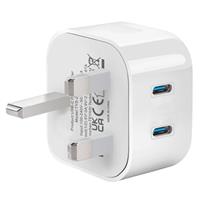 USB C Plug for Apple iPhone 16 15 14 13 12 11 Pro Max Plus X XS XR 8, SE 2020, Pad Pro Air Mini, USBC Fast Charger Type C Power Charging Head Adapter Charge Wall PD UK
