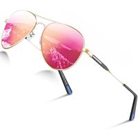 DADA-PRO Sunglasses Mens Polarised Sunglasses Womens Pilot Sun glasses Black Designer UV Protection Mirrored Reflective Dark Shades for Driving Hiking Running