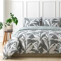 Tokokimo Duvet Cover Sets - Sage Green Leaf Design, Spring Bedding Set Bed Set with Pillow Cases