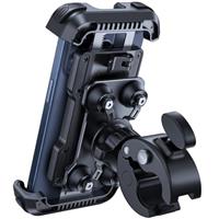 Lamicall Motorbike Phone Holder [Dual Anti-Shock] - 2025 Motorcycle Phone Mount, Universal Bike Phone Holder for iPhone 16 15 14 13 12 11 Pro Max Plus Mini, Samsung S23, 4.7-6.7" Phone - Blue