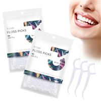 Y-Kelin Dental Floss-100 Pcs Dental Floss Toothpick,Teeth Stick,Tooth Picks,Floss Picks,Teeth Cleaning (Mint, 100 pcs)