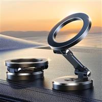 JOYROOM Fits MagSafe Car Mount, [All Metal & Foldable] Magnetic Phone Car Mount with 20xN55 Magn