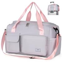 FIORETTO for Ryanair Airlines Cabin Bags 40x20x25 Underseat Travel Hand Luggage Carry on Bag Weekend Overnight Duffle Holdall Bag for Women and Men