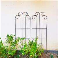 SCENDOR 2 Pack Black Garden Trellis for Climbing Plants 45