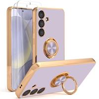 YIRSUR Magnetic Clear Case for Samsung Galaxy S24 Ultra with