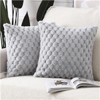 Madizz Faux Wool Pink Cushion Covers 20x20 inch, 50x50 cm, S