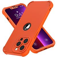 ORETECH for iPhone 14 Case 6.1 inch, with [2 Pack Screen Protector] [Camera Lens Guard] [15FT Military Grade Drop Test] 360 Shockproof Slim Fit Design Rubber Bumper Phone Cover