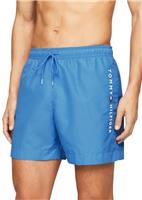 Tommy Hilfiger Mens Medium Drawstring Medium Length Swim Shorts, Blue (Blue Spell), M