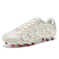 LEOCI Mens Football Boots Trainers Womens Rugby Shoes Artificial Firm Ground Outdoor Comfort Soccer Cleats