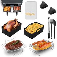 9 PCS Air Fryer Accessories for Ninja AF400UK & Foodi AF300U