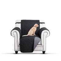 Moonlight Bedding Sofa Cover Waterproof Sofa Slipcovers - Reversible Sofa Protectors from Pets & Kids with Adjustable Elastic Straps Quilted Couch Settee Covers