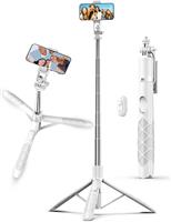 71" Phone Tripod & Selfie Stick, All in One Extendable Cell Phone Tripod with Wireless Remote, Tripod Stand for iPhone & Travel Tripod 360 Rotation
